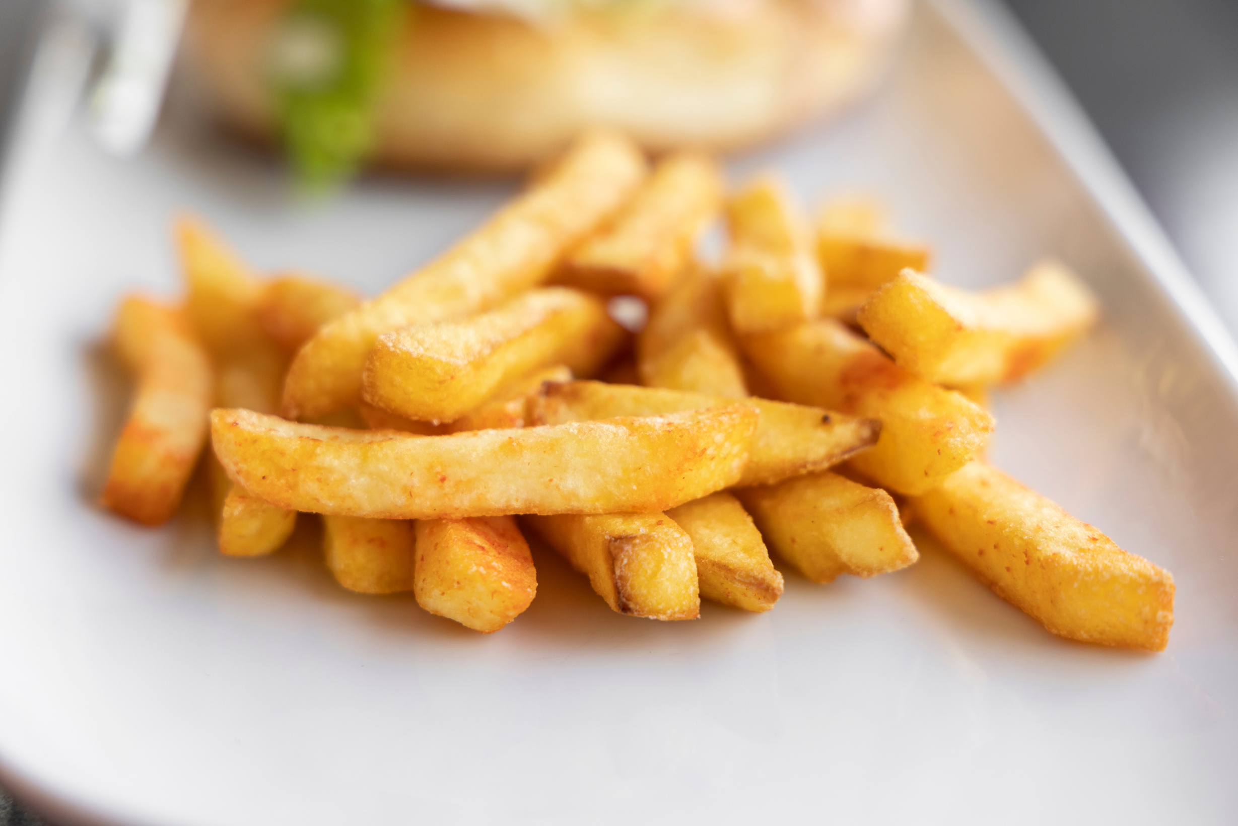 Macro Shot of French Fries